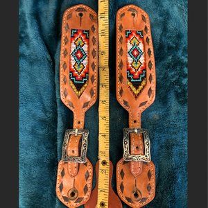 Beaded Western Spur Straps